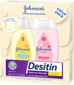 Johnson's Baby Care Essentials Gift Set, Baby Skincare Set with Body Wash & Shampoo, Body Lotion, & Zinc Oxide Diaper Rash Paste for Baby's Delicate Skin, Value Pack, Travel-Size, 3 Items - Image 7
